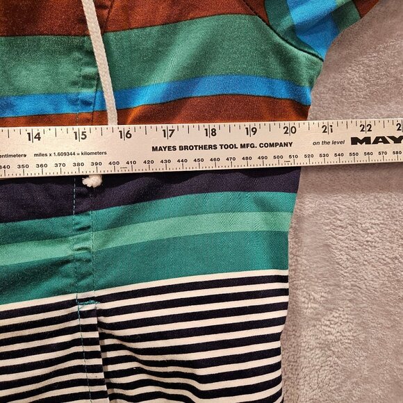 LAL cotton jacket Womens L Colorful beachy boho zip fun festive Colorful hippie - Picture 9 of 16